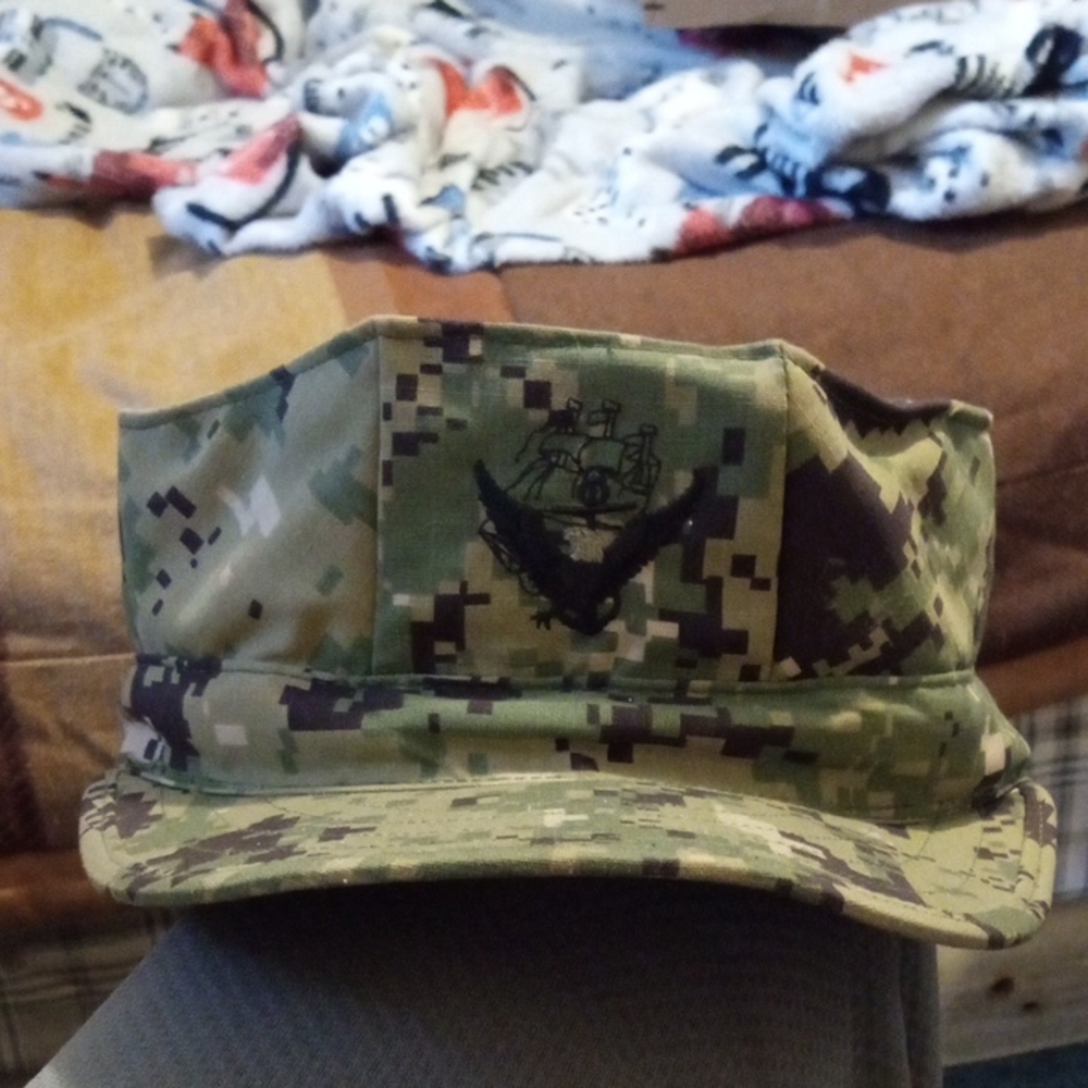 NWOT..UCamouflage Military Cap (US Navy)